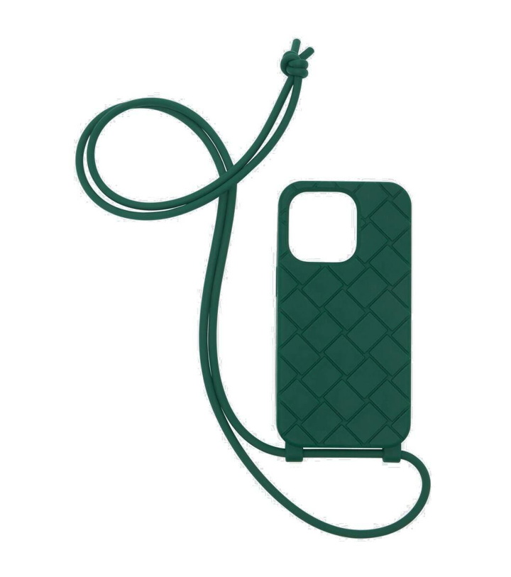 Photo: Bottega Veneta iPhone 14 Pro phone case with strap