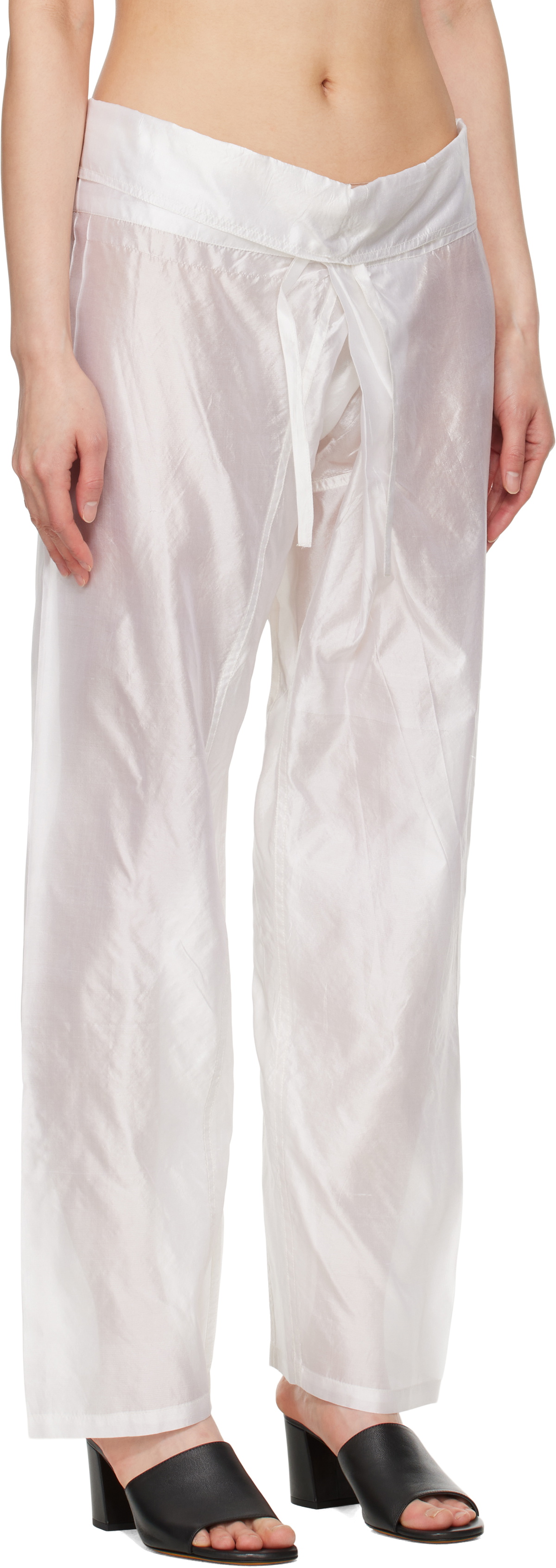 Gimaguas White Oahu Trousers Gimaguas