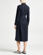 Peserico Womens Midi dress in Midnight blue