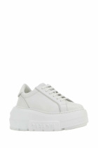 Casadei White Leather Nexus Sneakers