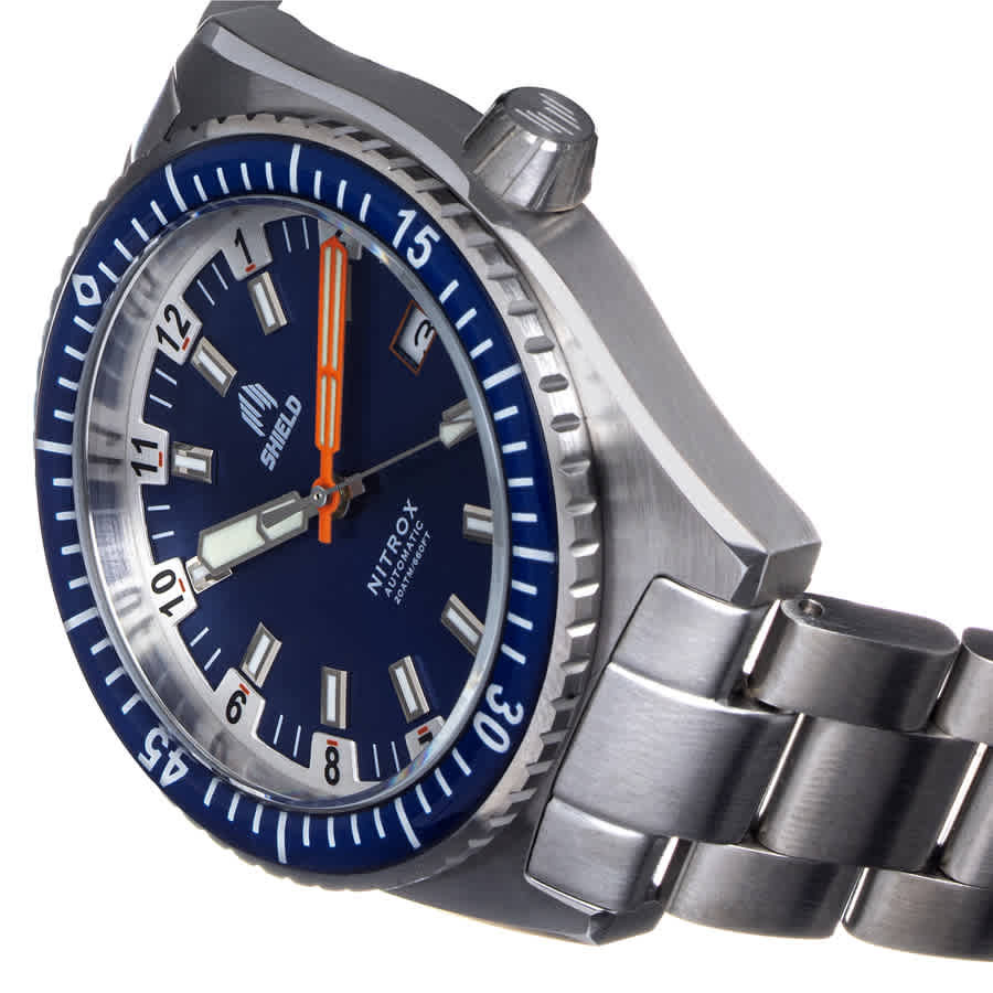 Shield Nitrox Automatic Blue Dial Mens Watch SLDSH114-3