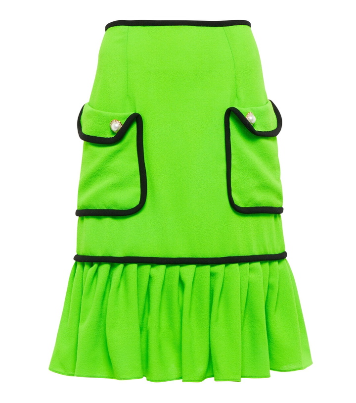 Photo: Rodarte - Embellished wool midi skirt