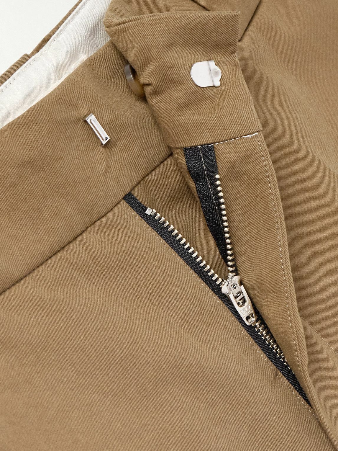 Cherry Los Angeles - Charro Straight-Leg Embroidered Cotton-Twill Trousers - Brown