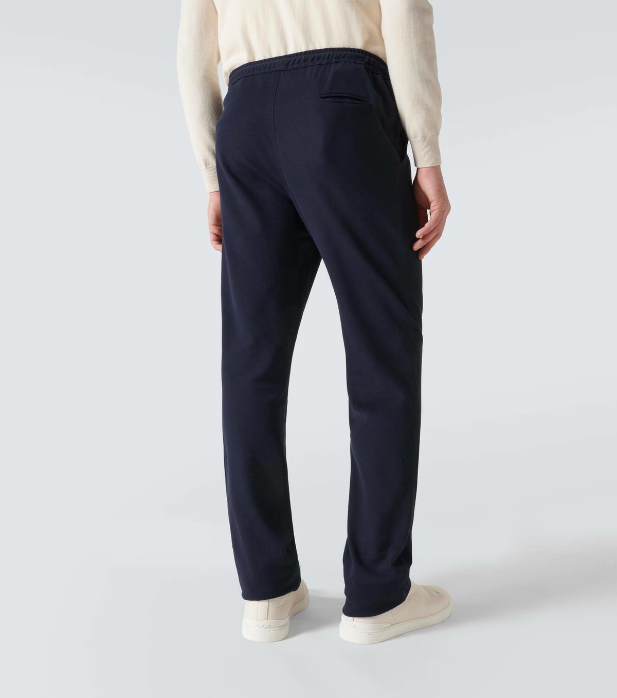 Kiton Cotton jersey hoodie and sweatpants set