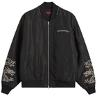 Pleasures Men's Dragon Bomber Jacket in Black