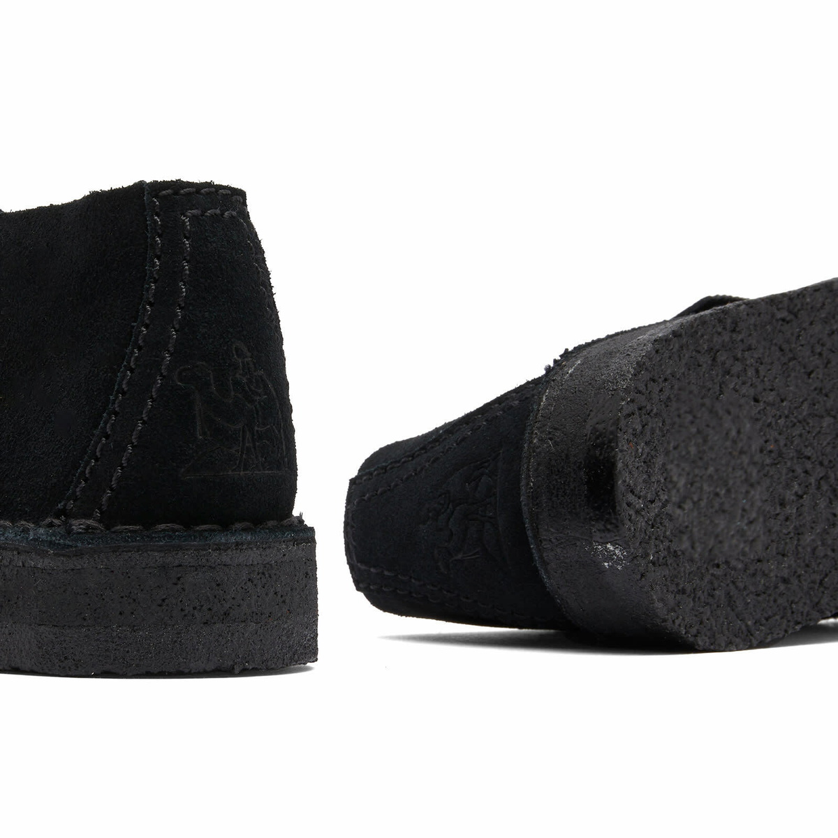 Clarks Black Suede Desert Nomad Shoes Clarks Originals Women main image 2