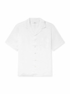 Lardini - Convertible-Collar Linen Shirt - White