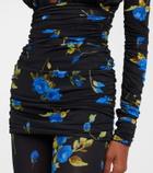 Blumarine Floral jersey leggings