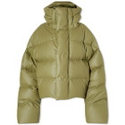 Entire Studios Women's MML Hooded Puffer Jacket in Croc