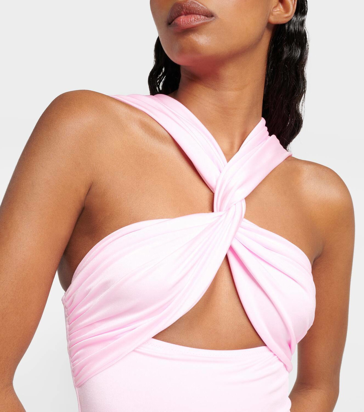 Giambattista Valli Cutout halterneck swimsuit