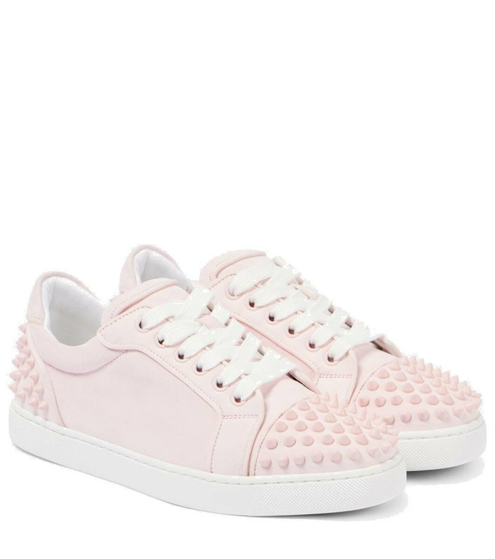 Photo: Christian Louboutin Vieira 2 studded leather sneakers