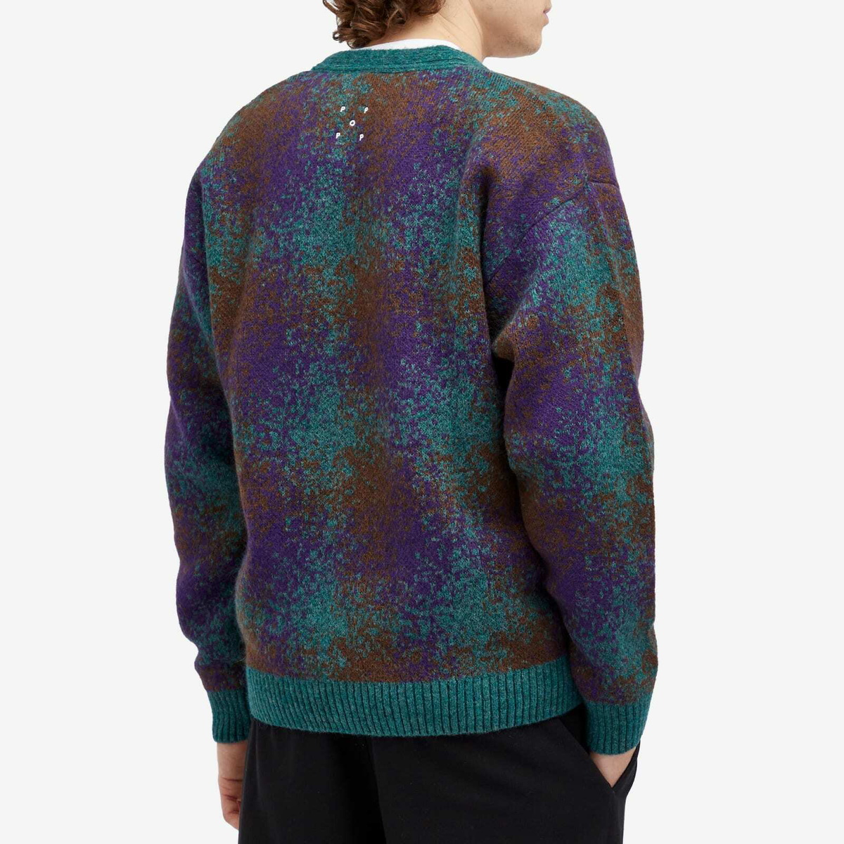 Pop Trading Company Men's Cardigan in Multi Pop Trading Company