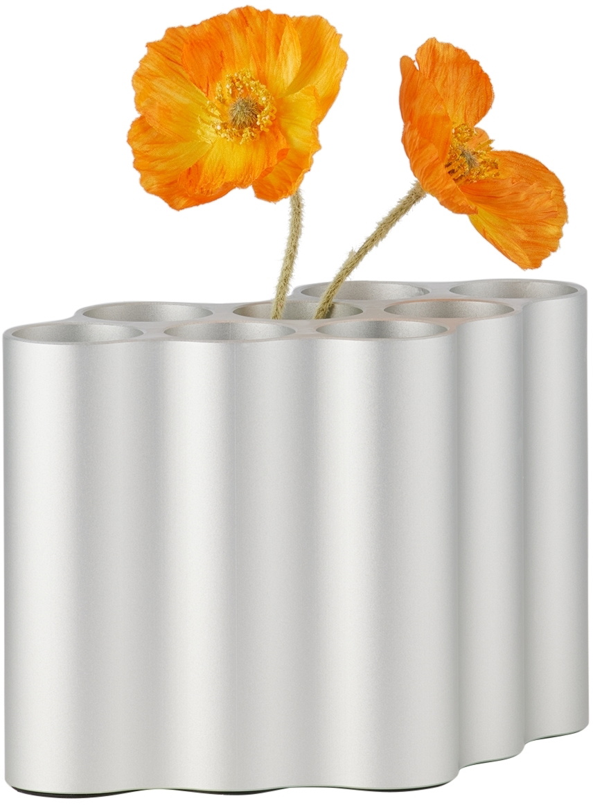 Vitra Silver Medium Nuage Vase