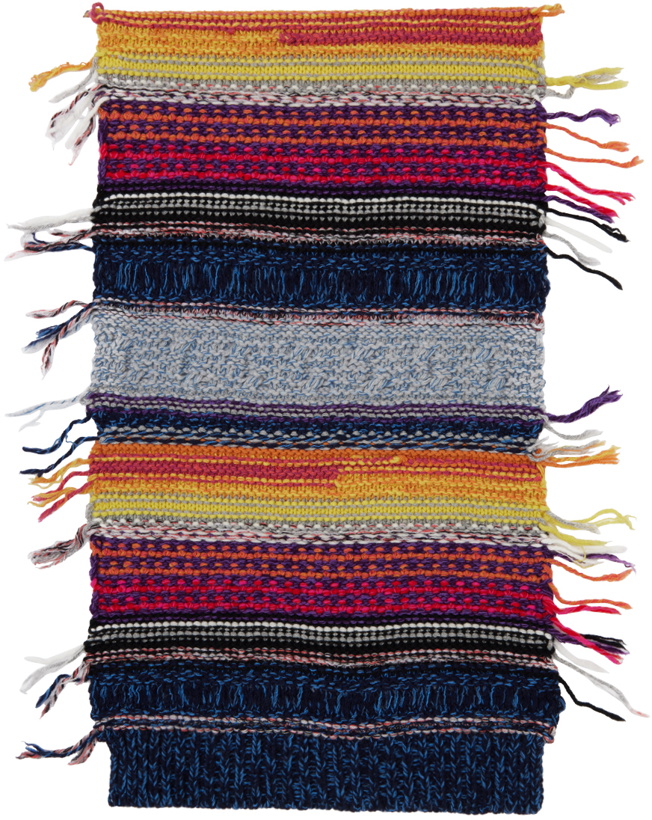 Photo: Chloé Multicolor Irregular Stripes Scarf