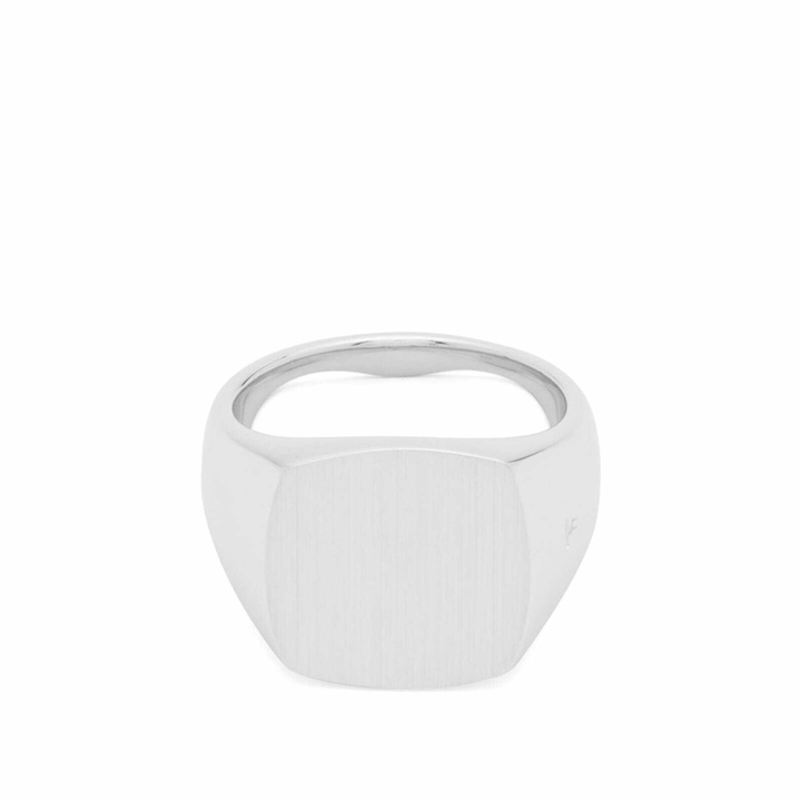 Photo: Tom Wood Cushion Ring - Satin in Silver