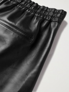 BOTTEGA VENETA - Wide-Leg Leather Shorts - Black