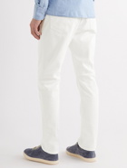 Brunello Cucinelli - Leisure Fit 5 Straight-Leg Jeans - White