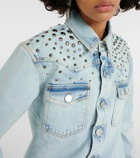 Alessandra Rich Studded denim jacket