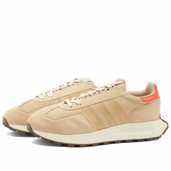 Photo: Adidas Men's Retropy E5 Sneakers in Magic Beige/Red