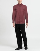 Brunello Cucinelli Mens Shirt Burgundy