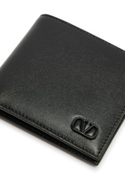 Valentino VLogo Leather Wallet - Black - One Size