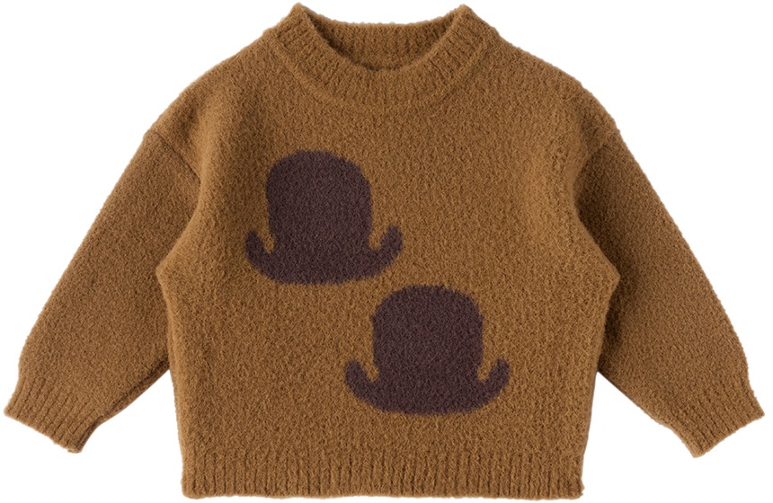 Photo: The Animals Observatory Baby Brown Bull Sweater