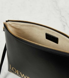 Loewe Logo embossed leather pouch