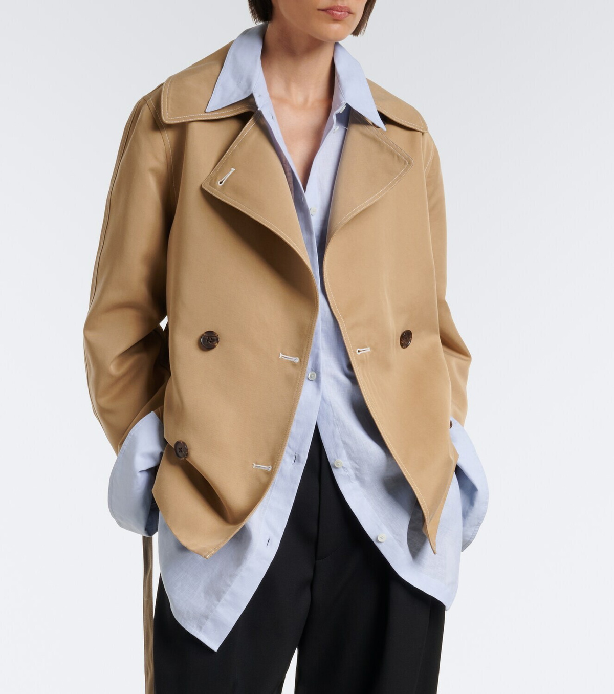 Varley Maddox double-breasted twill jacket