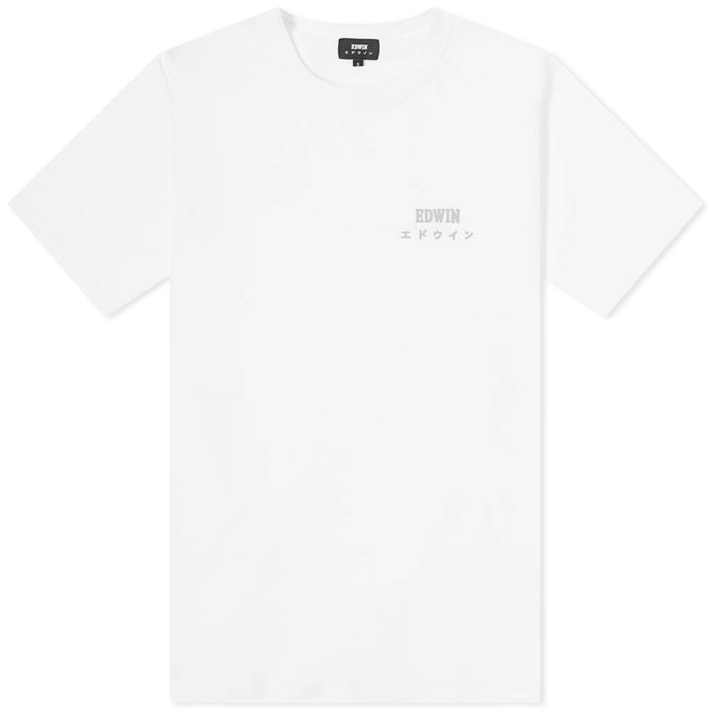 Edwin Men's Logo Chest T-Shirt in White Edwin