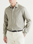 Loro Piana - Andre Ginestra Garment-Dyed Cotton Shirt - Brown