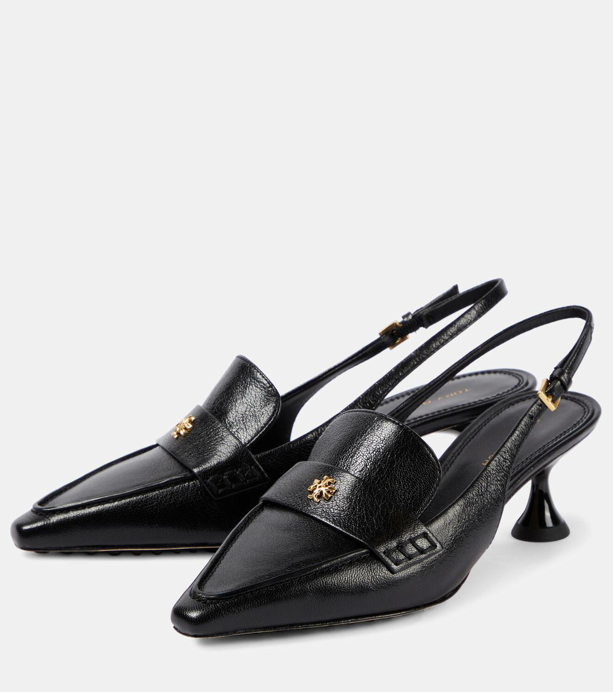 サンダル・ミュール Tory Burch SS25 Black leather pumps (160256 004) Cap-Toe Pump: Women's Designer Heels | Tory Burch