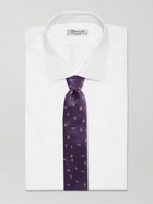Paul Smith - 8cm Embroidered Silk-Twill Tie