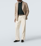 Dunhill Cotton and silk polo shirt