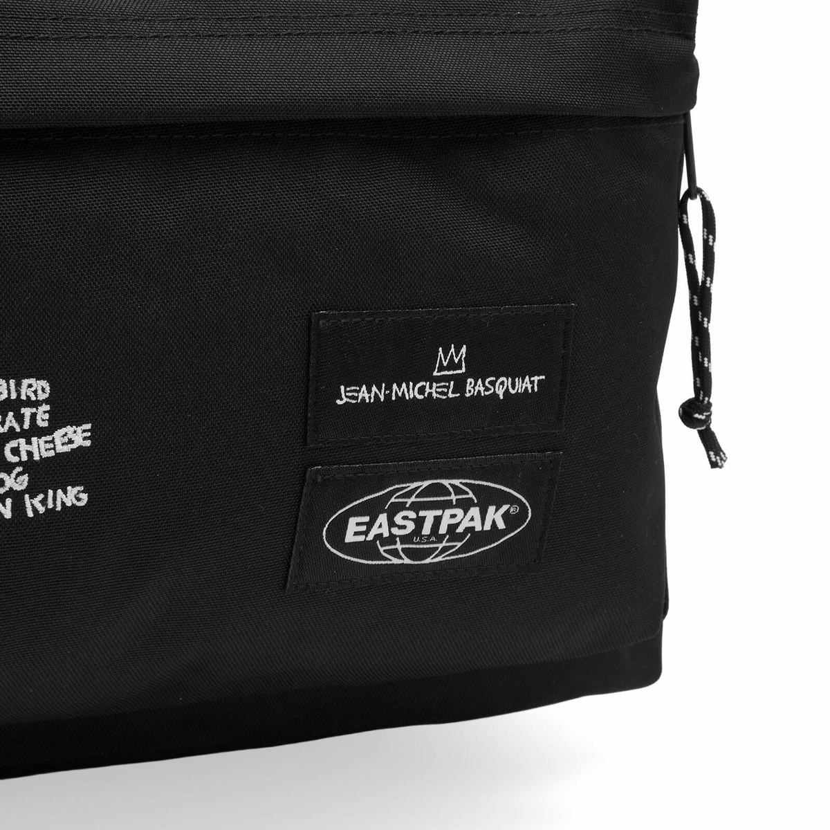 Eastpak x Basquiat Day Pak'r Backpack - Quotes in Black 