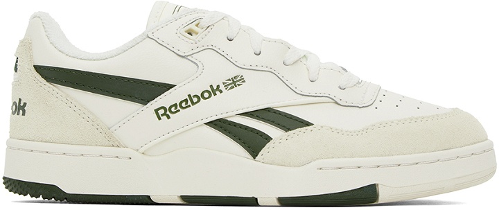 Photo: Reebok Classics White & Green BB 4000 II Sneakers
