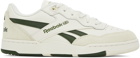 Reebok Classics White & Green BB 4000 II Sneakers