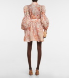 Zimmermann Kaleidoscope floral silk-blend minidress