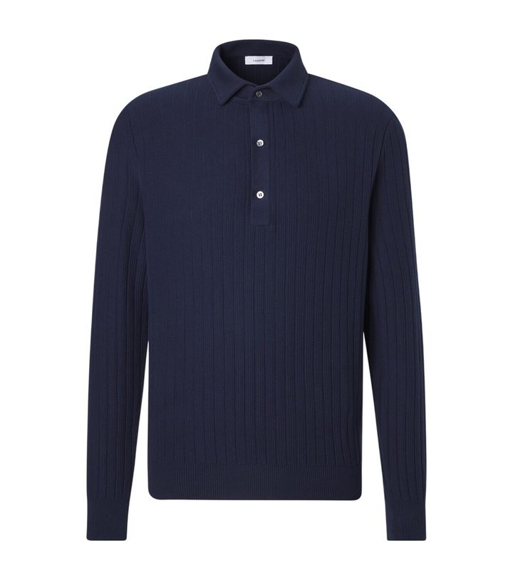 Photo: Lardini Cotton polo sweater