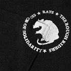 Rats Men's Long Sleeve Circle Pocket T-Shirt in Black