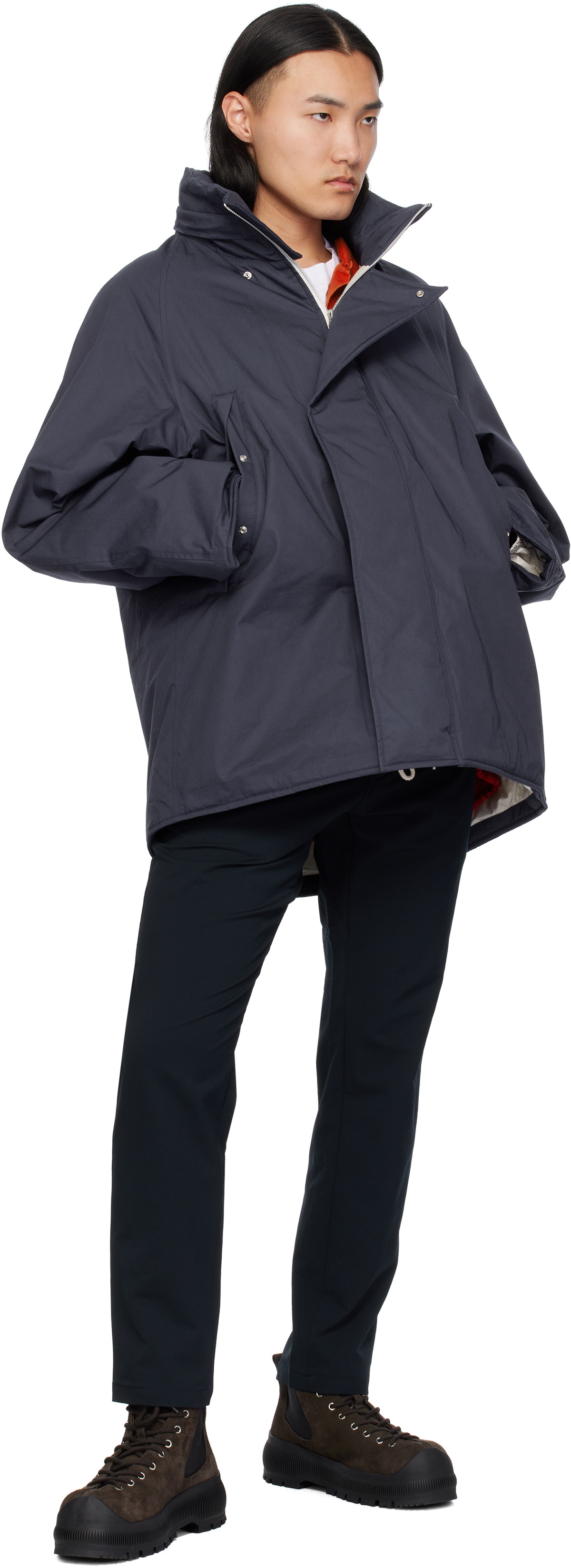 nanamica Navy Upper Deck Insulation Jacket Nanamica nanamica Navy Upper Deck Insulation Jacket Nanamica