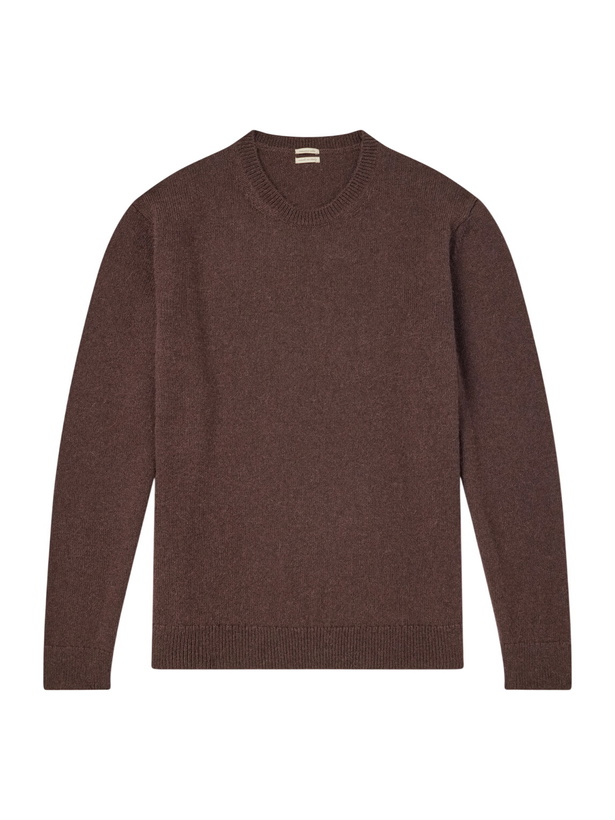 Photo: Massimo Alba - Ares Cashmere and Alpaca-Blend Sweater - Brown