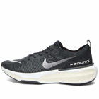 Nike Men's ZoomX Invincible Run Flyknit 3 Sneakers in Black/White