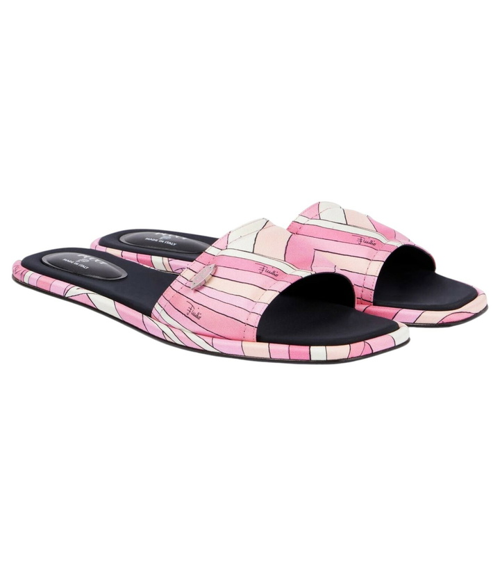 Photo: Pucci Iride twill thong sandals