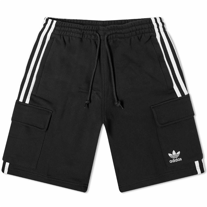 Photo: Adidas Men's 4 Stripe Cargo Short in Black