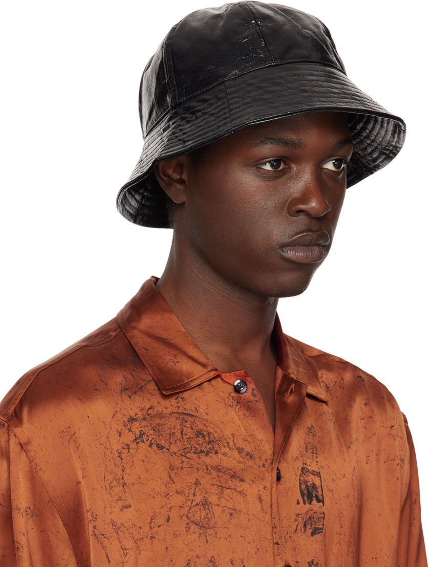 Song for the Mute Black Coated Bucket Hat