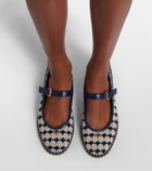 Valentino Garavani La Cruisette crochet Mary Jane flats