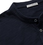 James Perse - Zimbabwe Cotton-Jersey Henley T-Shirt - Blue