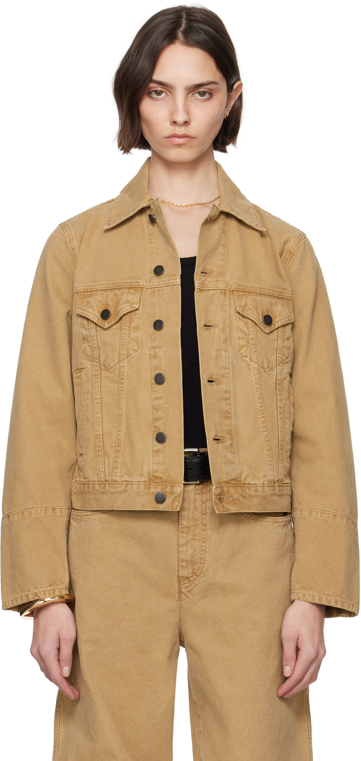 Kallmeyer Beige Axel Shrunken Jacket