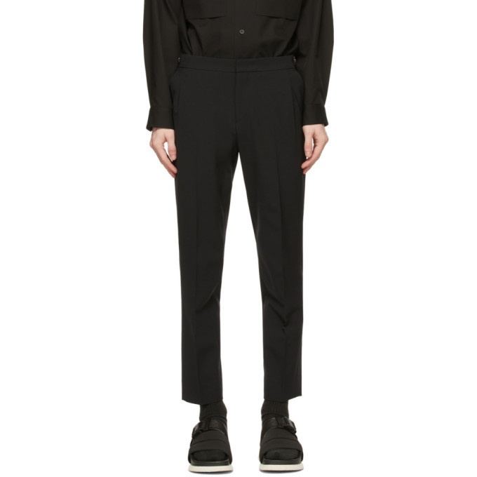 Photo: Solid Homme Black Wool Basic Trousers