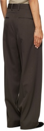 ssstein Gray Straight Trousers